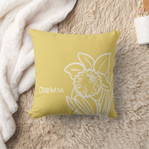 Spring Daffodil Cushion