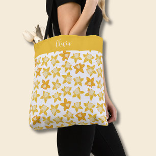 Spring Daffodil pattern Tote Bag