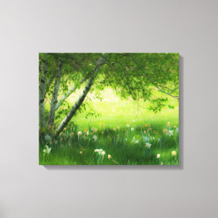 Spring Daffodils Canvas Print