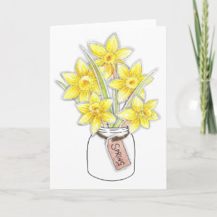 Spring Daffodils Card