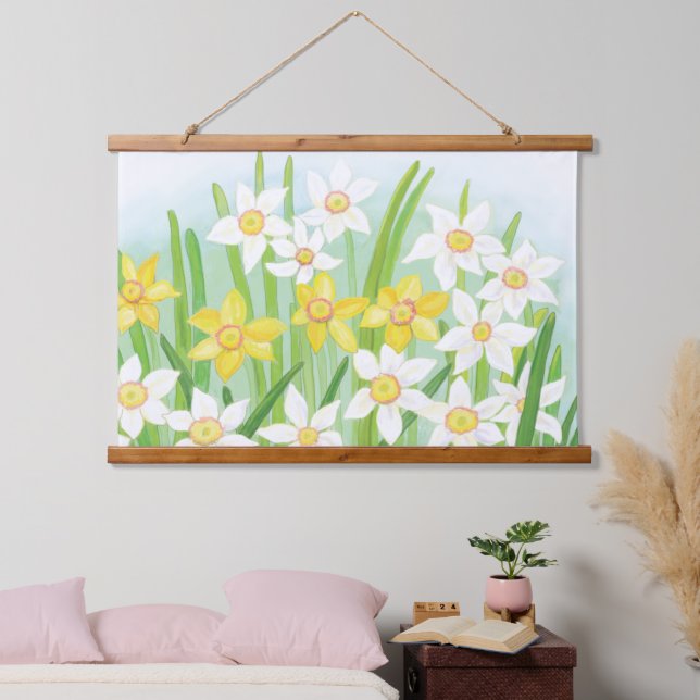 Spring Daffodils   Hanging Tapestry (Bedroom)