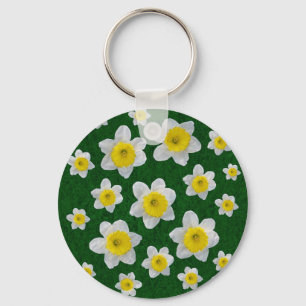 Spring Daffodils Key Ring