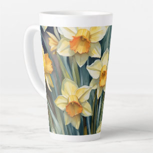 Spring Daffodils Latte Mug