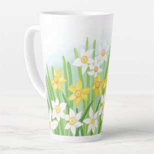 Spring Daffodils   Latte Mug