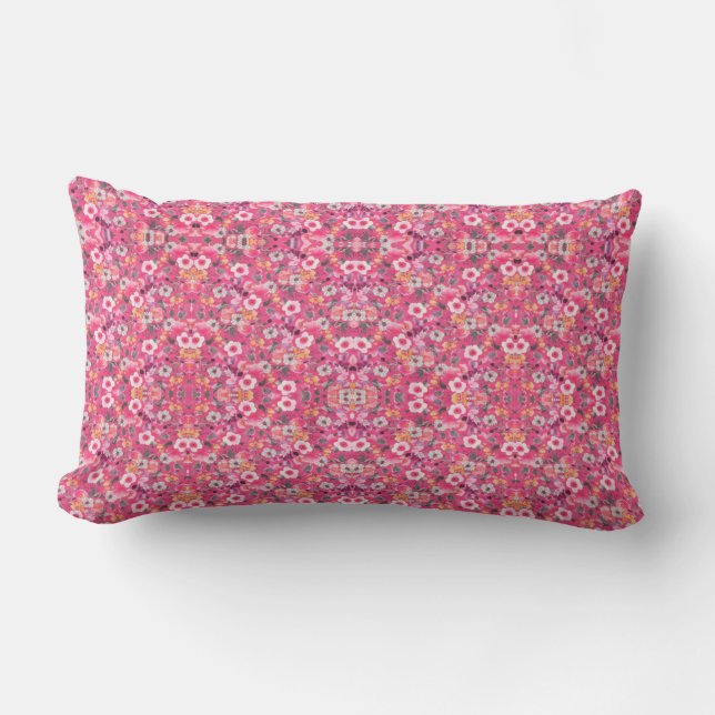 Spring Daffodils  Lumbar Cushion (Front)