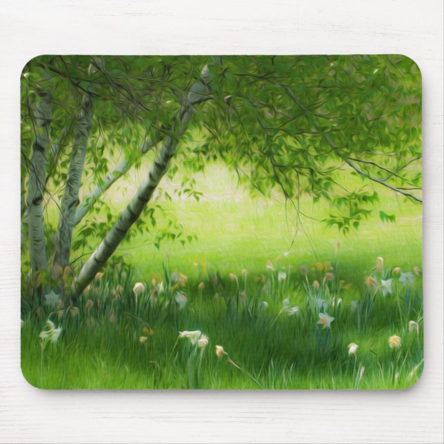 Spring Daffodils Mouse Pad (Front)