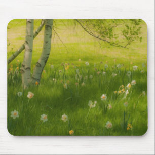 Spring Daffodils Mouse Pad
