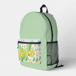 Spring Daffodils Printed Backpack
