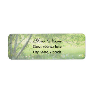 Spring Daffodils Return Address Label