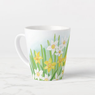 Spring Daffodils Small Latte Mug