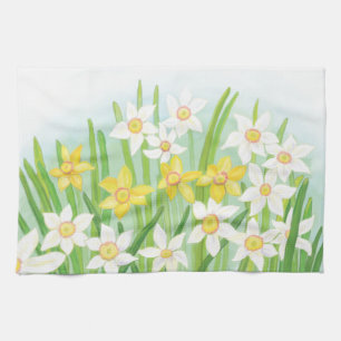 Spring Daffodils   Tea Towel