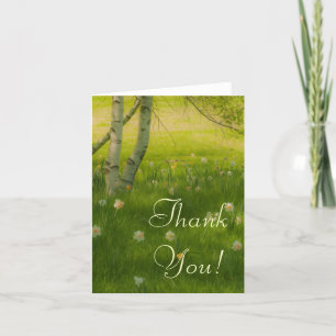 Spring Daffodils Thank You Card