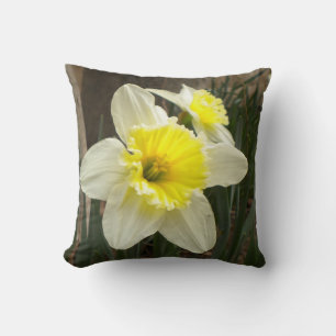 Spring Daffodils Throw Pillow