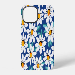 Spring daisies: trendy floral pattern. iPhone 12 case