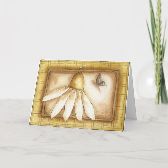 Spring Daisy - Greeting Card (Front)