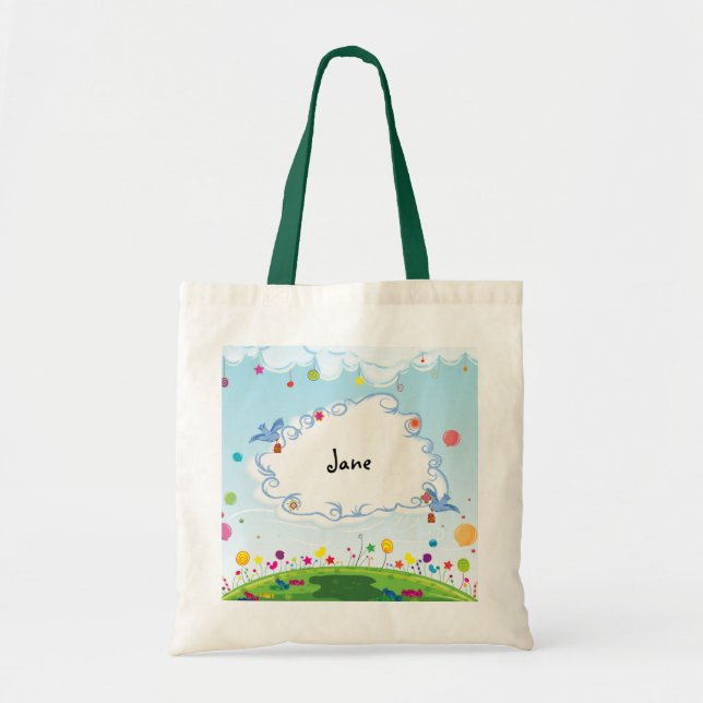 Spring Day Customisable Tote Bag (Front)