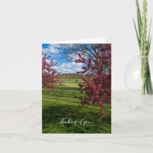 Spring Day In Rivercut Thinking Of You Card