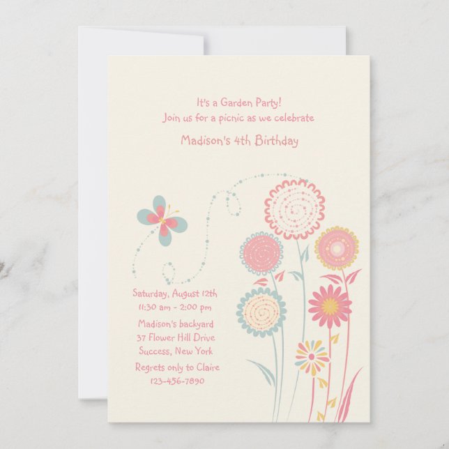 Spring Day Invitation (Front)