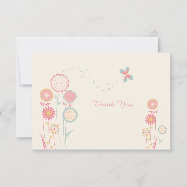 Spring Day Thank You Cards (Front)