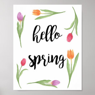 Spring Decor, Seasonal Decor, Quote Poster