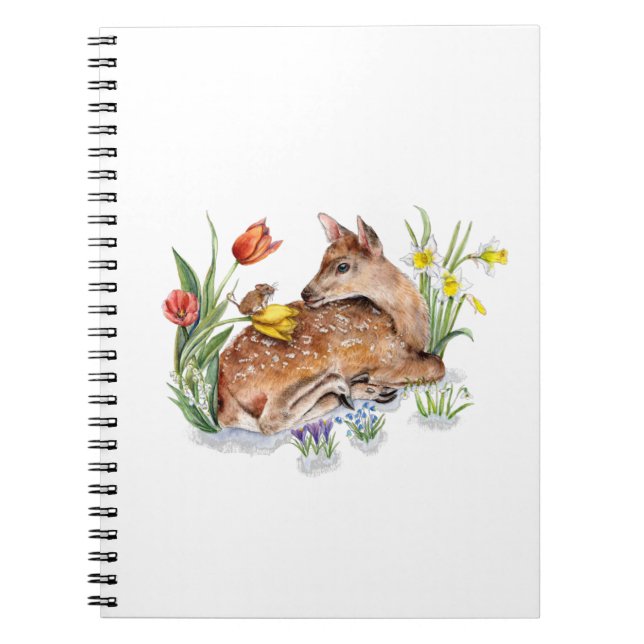 Spring Deer Notebook (Front)