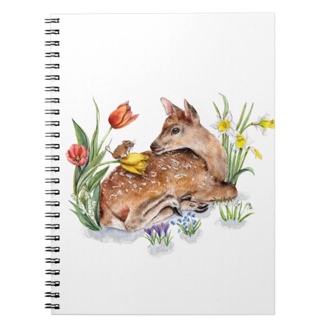 Spring Deer Notebook (Front)