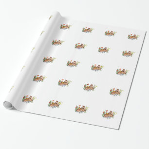 Spring Deer Wrapping Paper