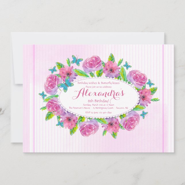 Spring Delight Invitation (Front)