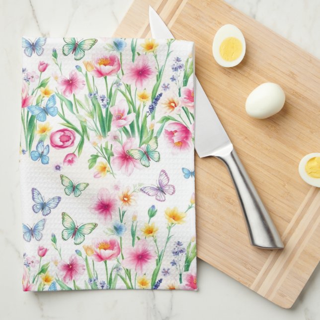 Spring Delight Tea Towel (Quarter Fold)
