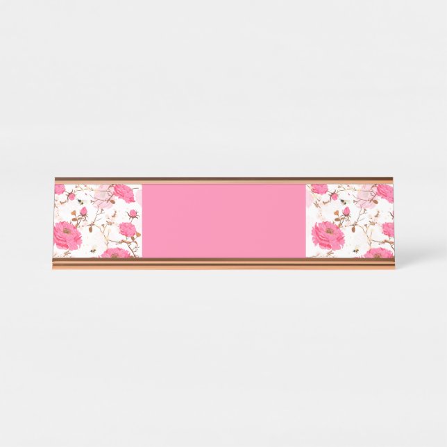 spring desk name plate (Front)