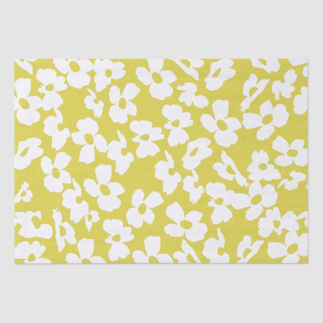 Spring Dogwood flower patterns   Tissue Paper (Front)