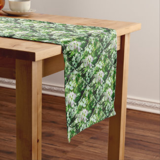 Spring Dogwood Short Table Runner