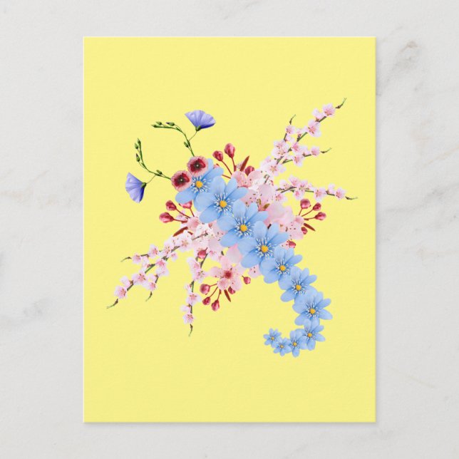 Spring Dragonfly Postcard (Front)