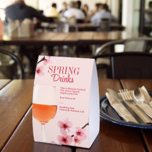 Spring Drinks Cocktail Bar or Table Brunch LTO