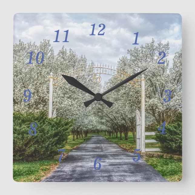 Spring Drive Home Wall Clock (Front)