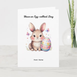 Spring Easter Bunny Design Card