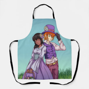 Spring Easter Couple Apron