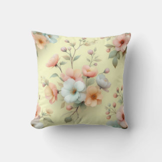 Spring Easter Flowers Cushion