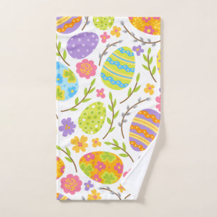Spring & Easter Holiday Seamless Pattern Gift Hand Towel