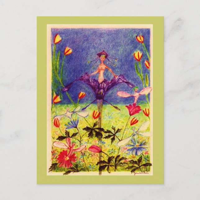 spring- elve postcard (Front)