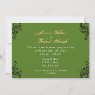 Spring engagement party invitations