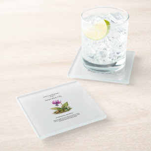 Spring Ephemerals of Japan – Asian Fawn Lily Glass Coaster