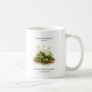 Spring Ephemerals of Japan – Japanese Wood Anemone Coffee Mug