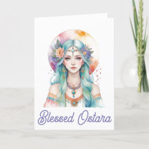 Spring Equinox Blessed Ostara Pagan Greeting