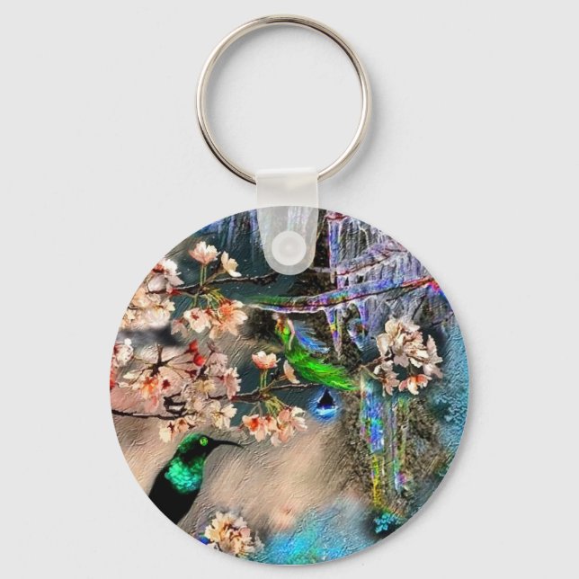 Spring Equinox, key-chain Key Ring (Front)