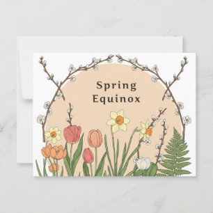 Spring Equinox Postcard