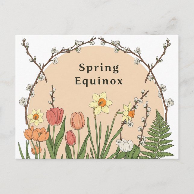 Spring Equinox Postcard (Front)