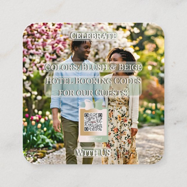 🌸 SPRING — “Ethereal Garden” Enclosure Card (Back)