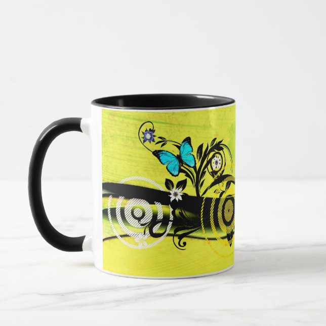 Spring Explosion Ceramic Mug (Left)
