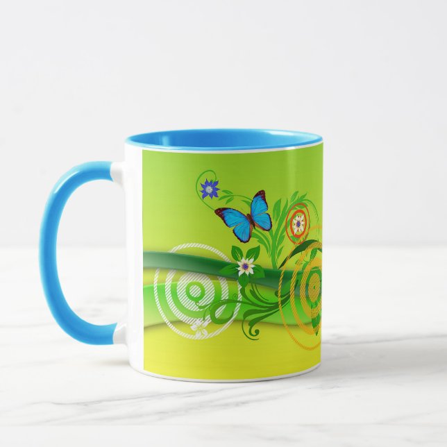 Spring Explosion Ceramic Mug (Left)